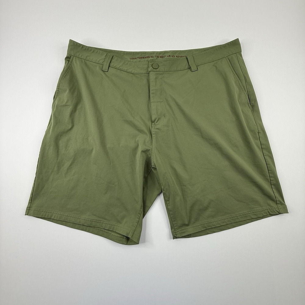 Rhone Mens Commuter Shorts Green Size 40 9" Inseam